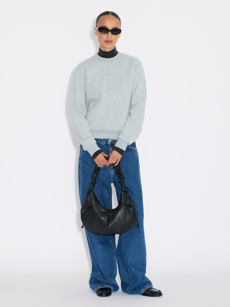 leni slouchy läder cocoon väska