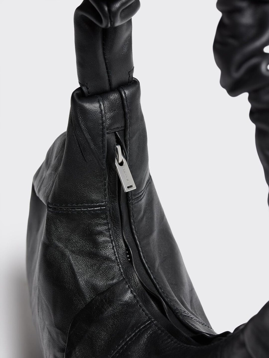 leni slouchy läder cocoon väska